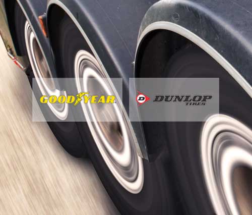 Commercial Tires, Goodyear, Dunlop